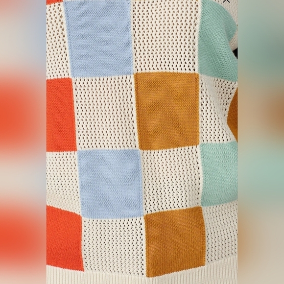 Tory Sport Checkered Pullover Sweater - Picture 2 of 11